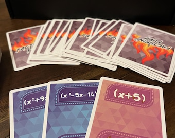 Factoring Fury-factoring quadratic equations-math games-high school math-algebra