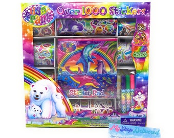 Lisa Frank - Sticker Activity Set - Over 1000 Stickers with Pad, Markers and More!