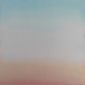 Oil Painting on Wood Panel - Minimalist Landscape