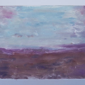 Original Monoprint, landscape
