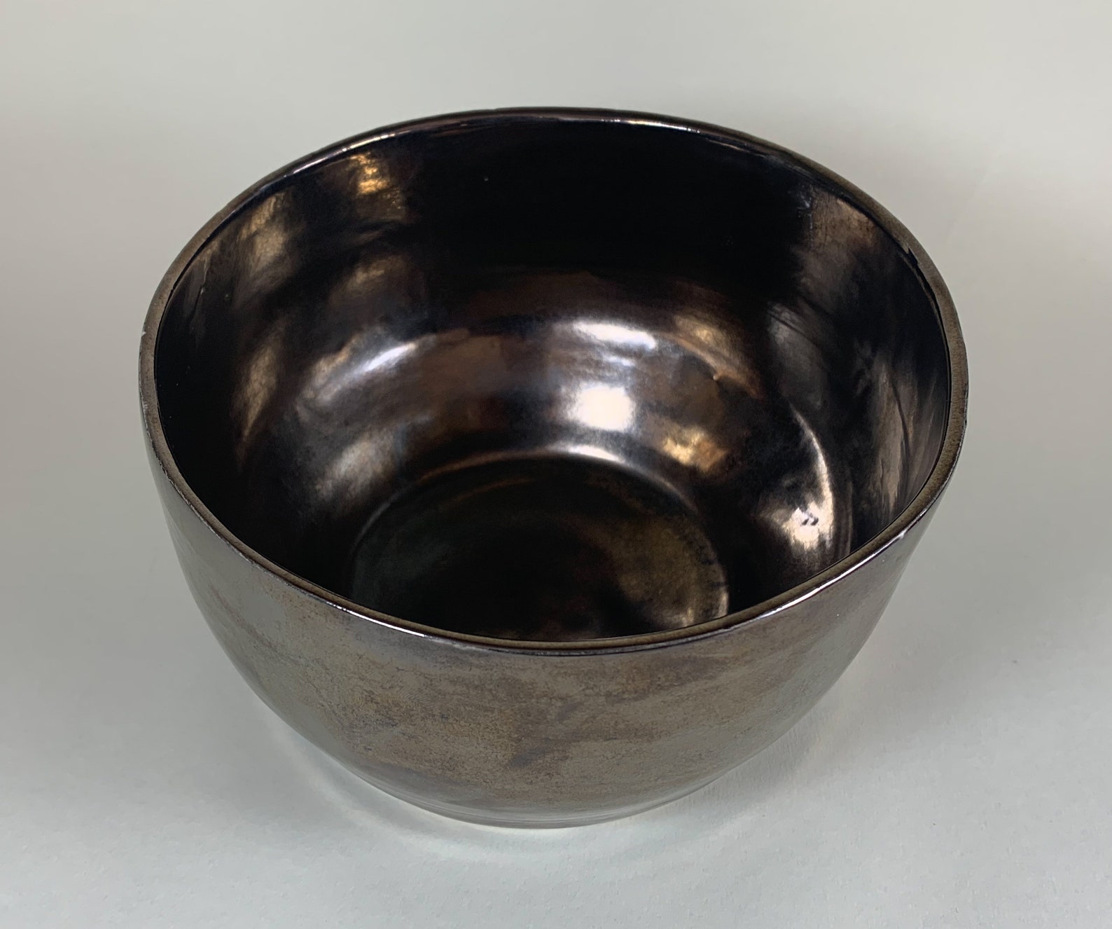 Gold ceramic handmade decorative bowl Etsy