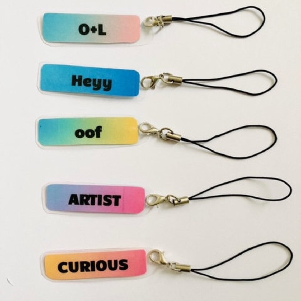 Trendy Keychains l Cute Gift l Sturdy and Colorful Etsy