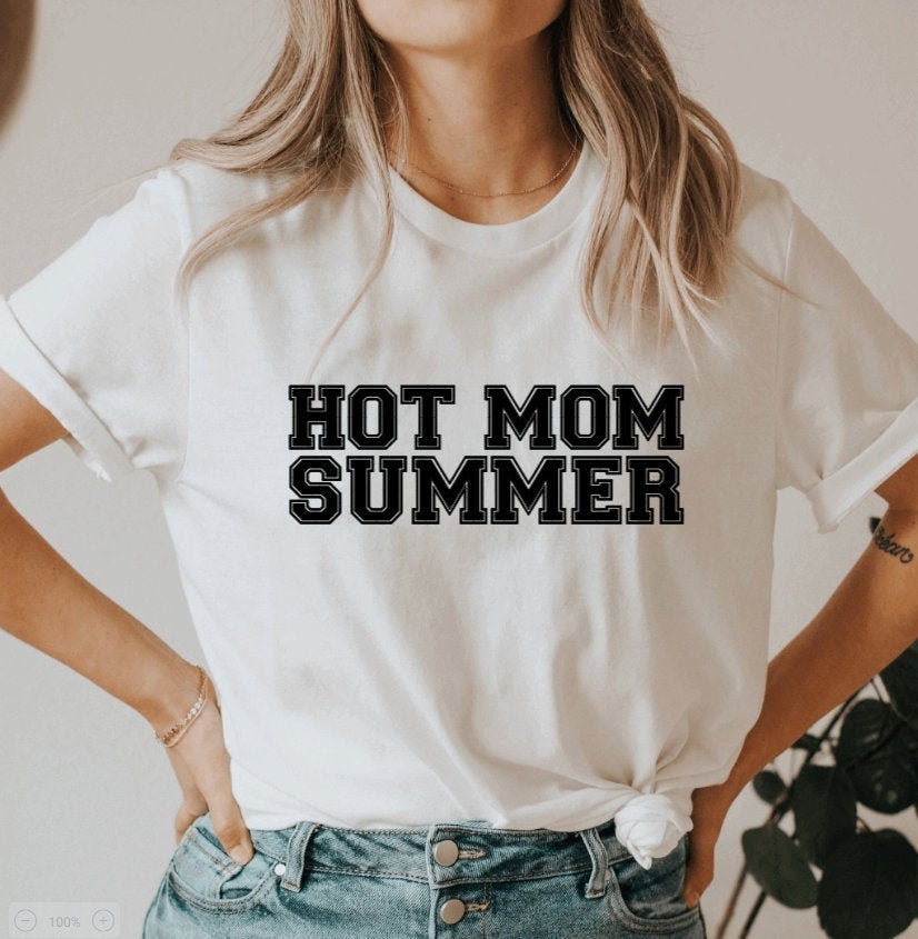 Hot Mom Summer Tshirt, Mom Tshirt - Etsy UK