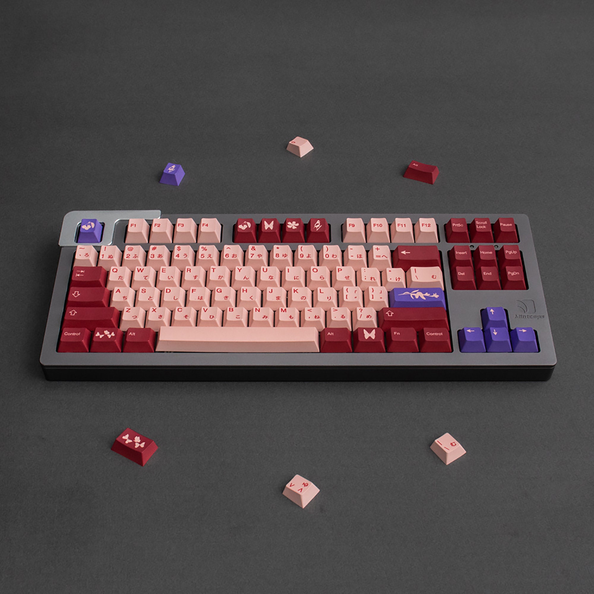 153pcs Sakura Blossom Theme Keycap Set Japanese Keycap PBT Etsy