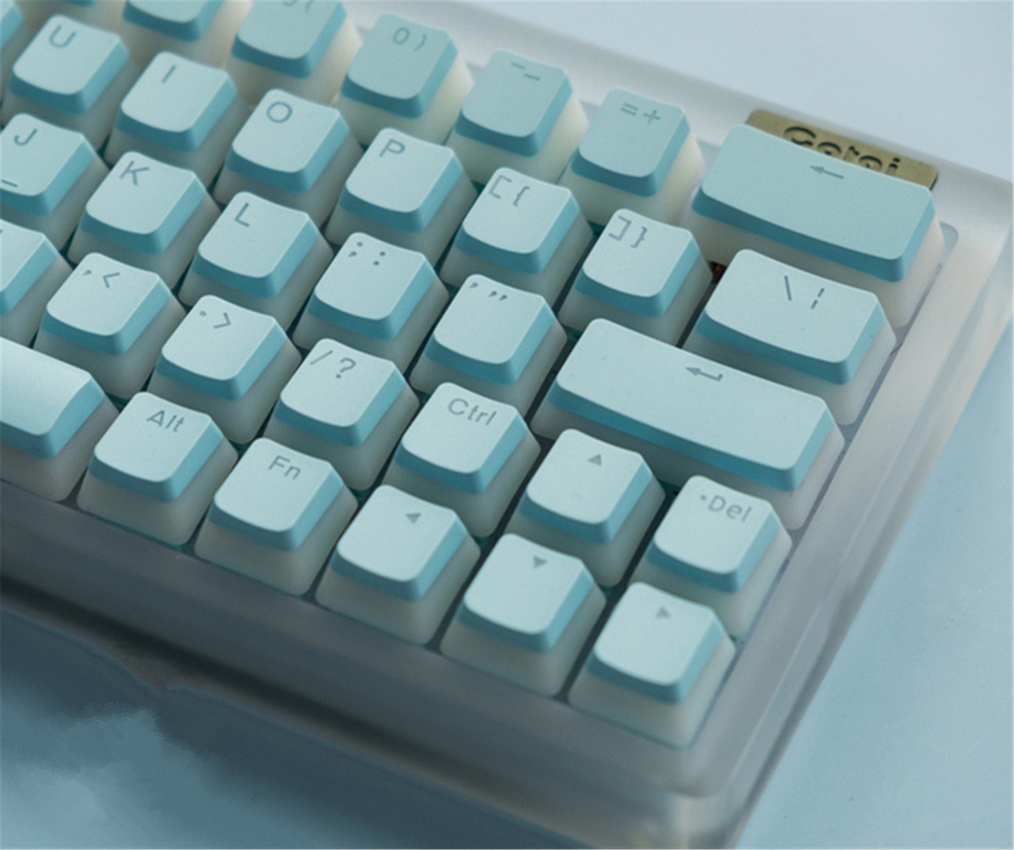 117pcs Blue Pudding Keycap Set Double Shot Pudding Keycap Etsy