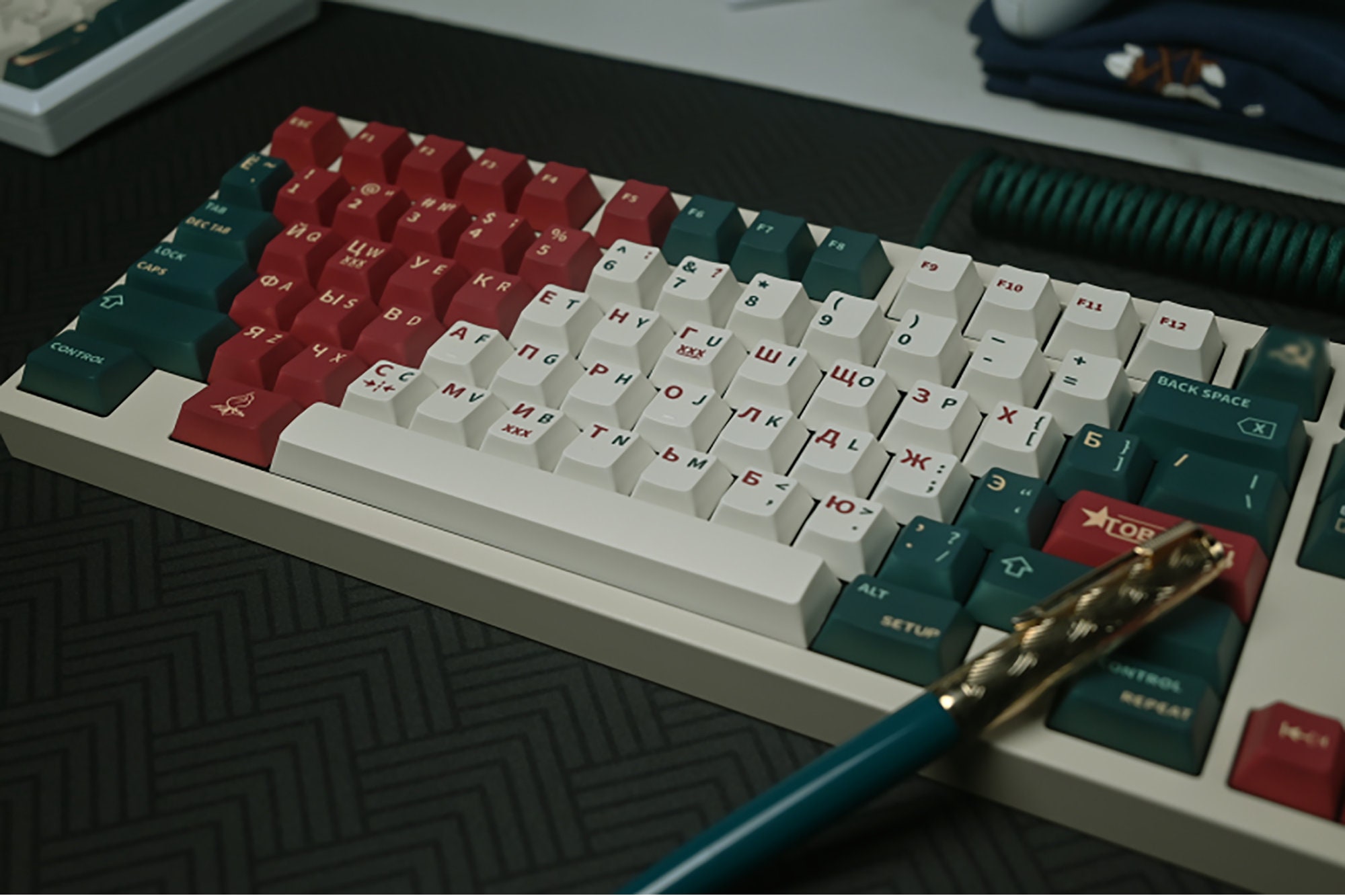 139PCS Russian Themed Keycap Setvintage Gaming Etsy