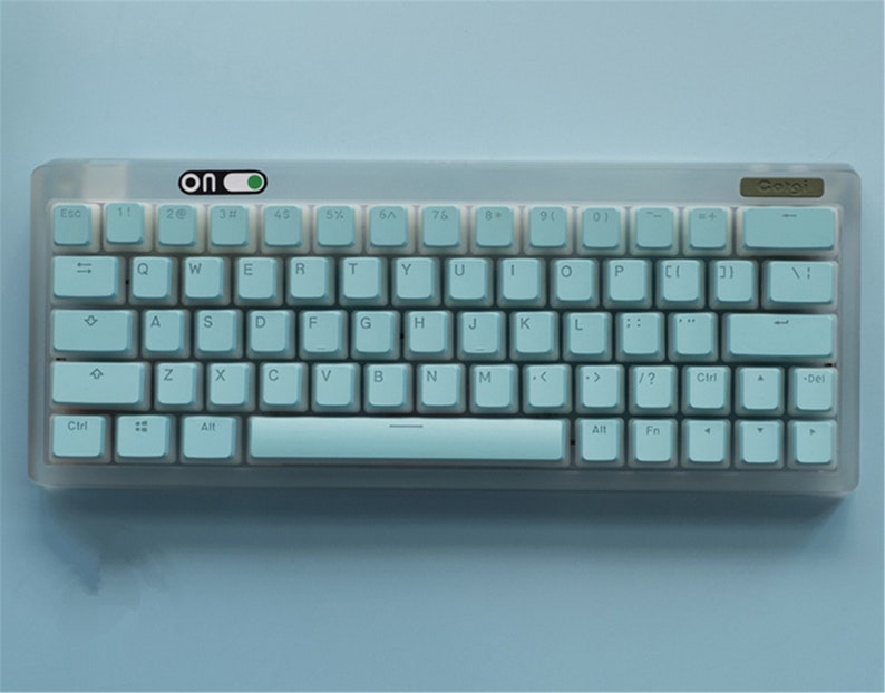 117pcs Blue Pudding Keycap Set Double Shot Pudding Keycap Etsy India