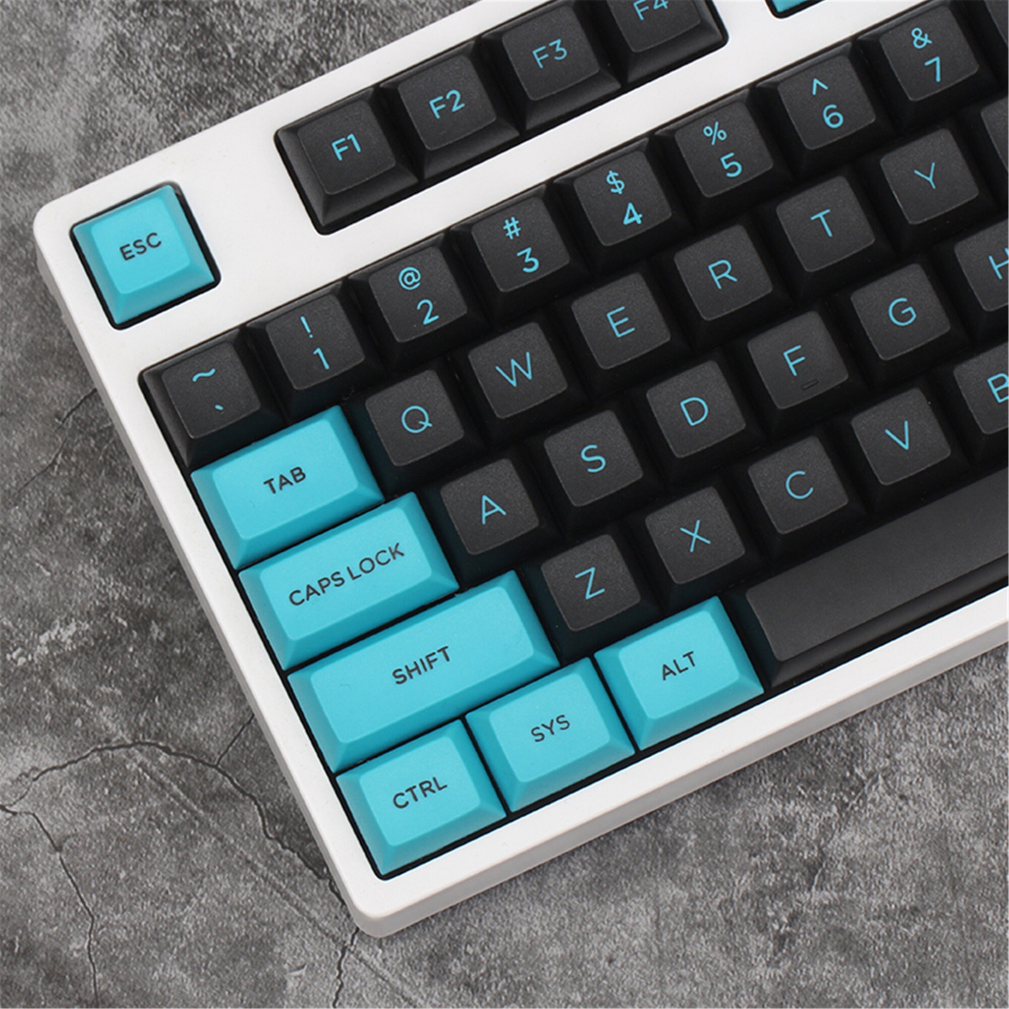 129pcsBlue Black Color Keycap SetXDA Keycap PBT Keycap Etsy