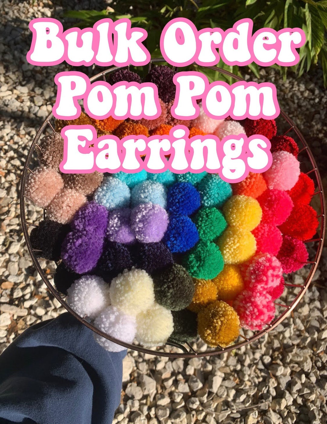 Wholesale Pom Pom Earrings Bulk Order Pom Pom Earrings Pom Pom