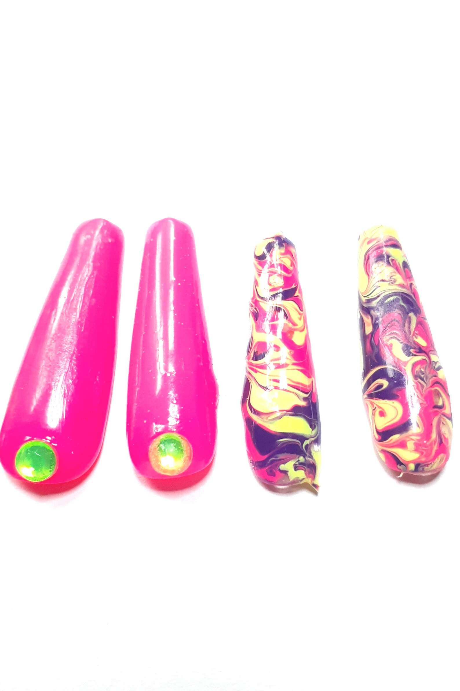 Neon Blacklight Glow in the dark Marble Pink Lime | Etsy