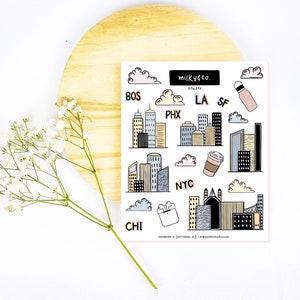 City Life Sticker Sheet