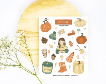 Comfy Cozy Fall Sticker Sheet