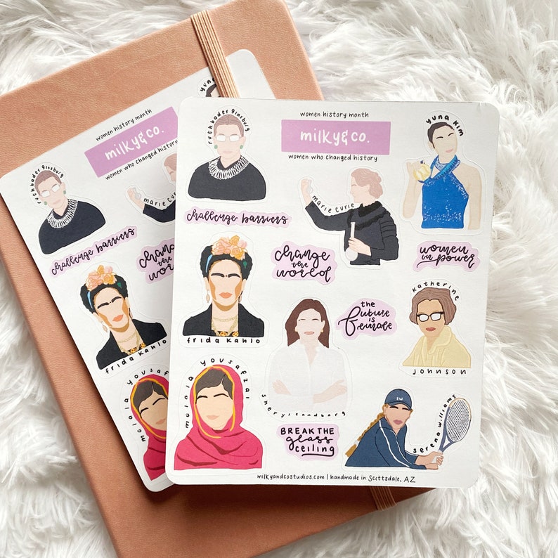 Women's History Month: Women Who Changed the World Part 1 Sticker Sheet image 2