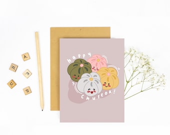 Happy Chuseok - Song-Pyun - Greeting Card