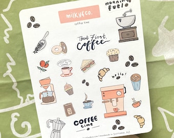 Foglio adesivo Coffee Time