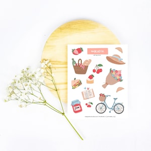 Spring Picnic Sticker Sheet