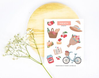 Spring Picnic Sticker Sheet