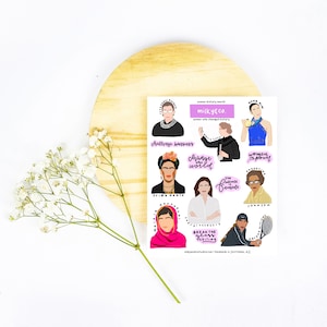 Women's History Month: Women Who Changed the World Part 1 Sticker Sheet image 1