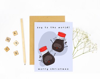 Soy to the World - Christmas Holiday Card