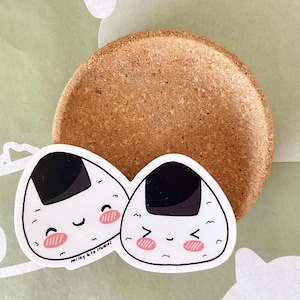 Onigiri Pals Waterproof Vinyl Sticker