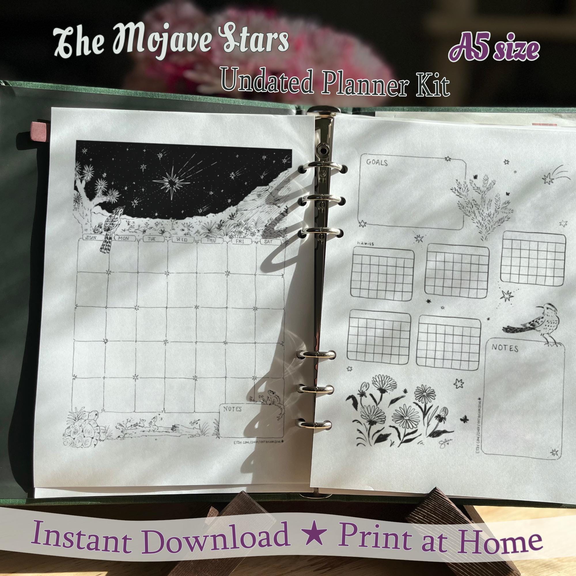 Illustrated Planner - Etsy