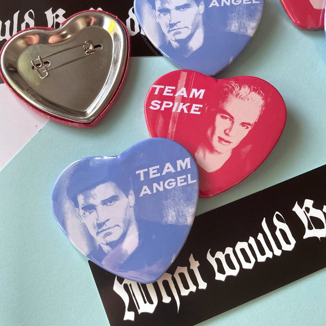 Team Spike / Team Angel | Pinback Buttons - Etsy