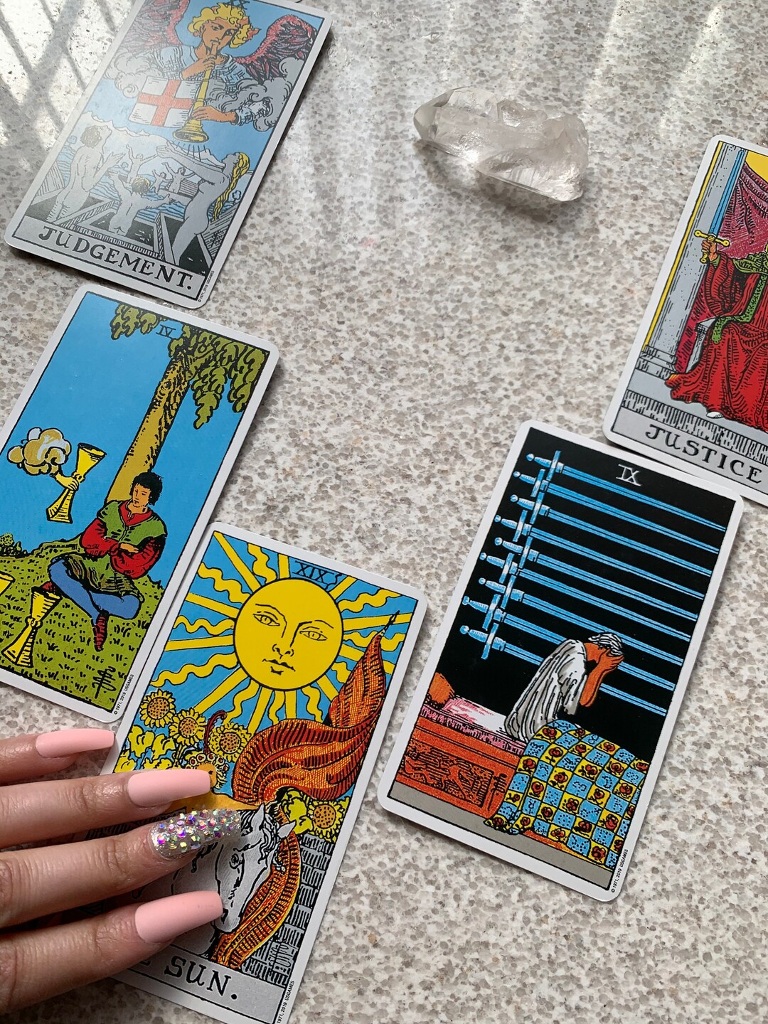 Horseshoe Tarot Spread 7 Cards Etsy