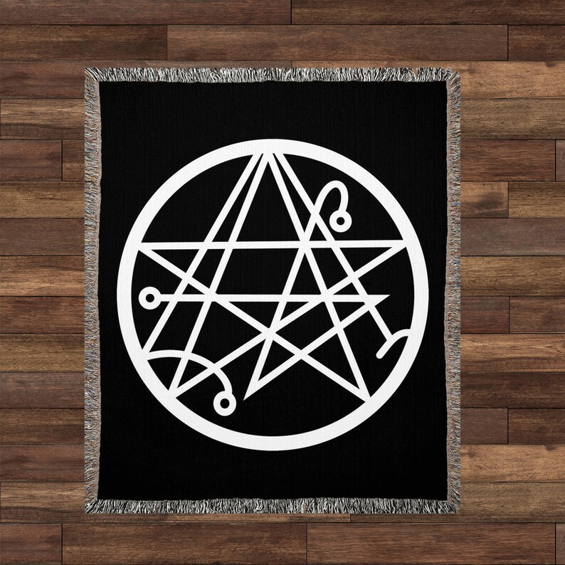 Lovecraft Sigil Woven Blanket / Art Blanket / Throw Blanket / Etsy