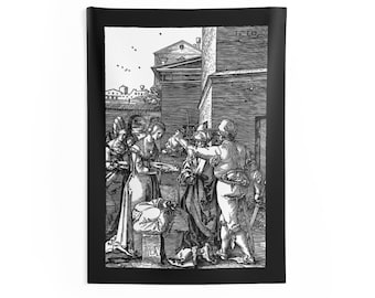 Off with their heads - The Beheading of Saint John the Baptist Albrecht Dürer woodcut Tapestry