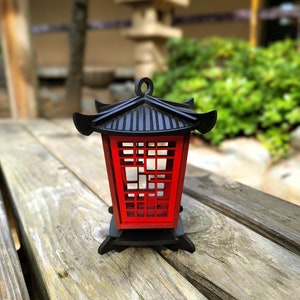 Diy japanese 2024 wood lantern