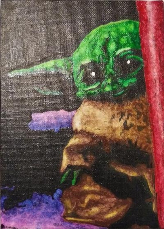 Star Wars Baby Yoda Aquarelle Peinture Etsy Star Wars Baby Yoda Aquarelle Peinture Etsy