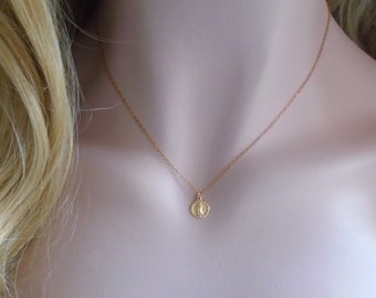 Halsband med Lady of Guadalupe, Jungfru Maria, Religiöst halsband, Mirakulös medaljhalsband