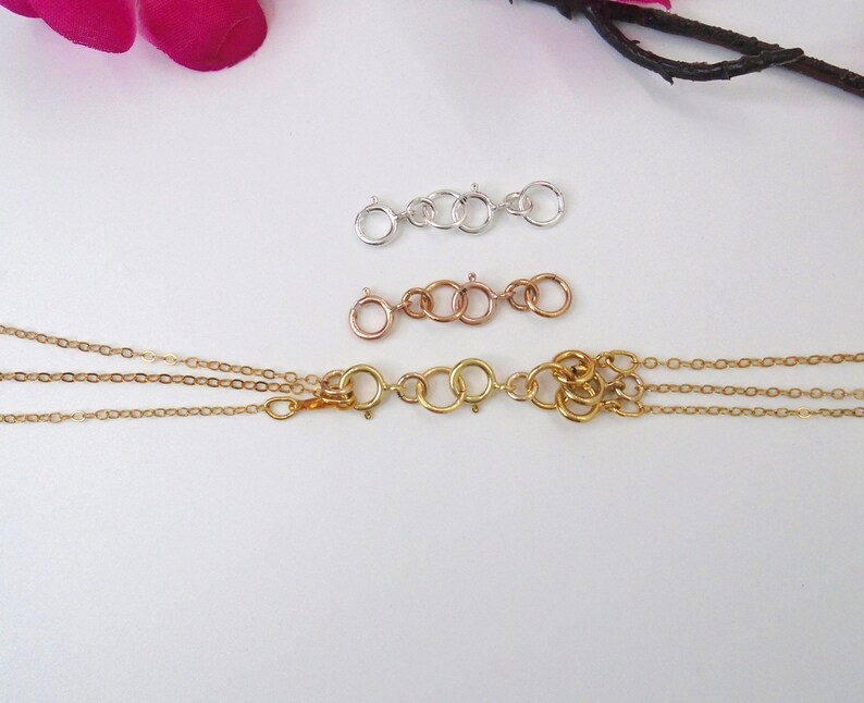 Layered Necklace Multi Clasp Detangler / Multi Strand Necklace Etsy