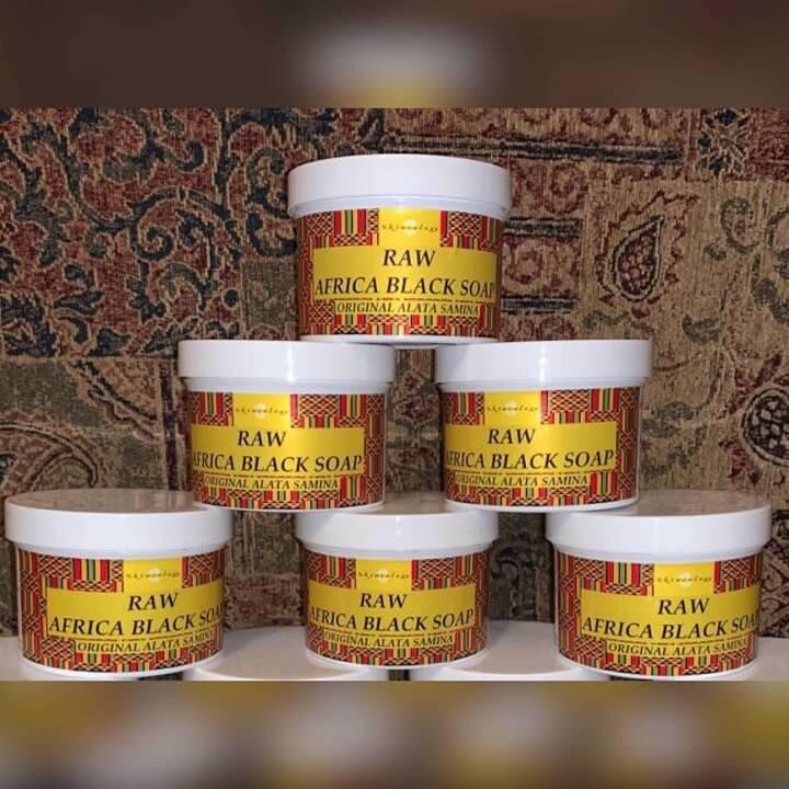 Raw African Black Soap