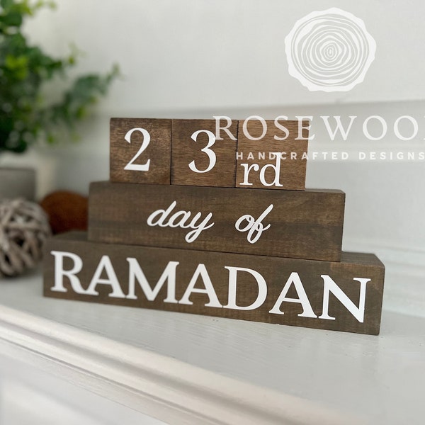 Set di blocchi del calendario del Ramadan