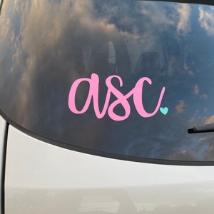 Vinyl Monogram, Car Monogram