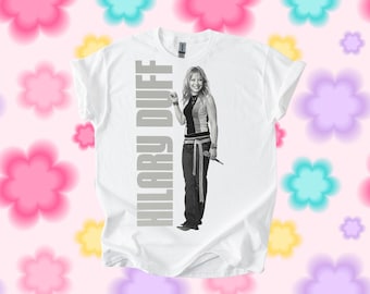 Hilary Duff Y2K T-Shirt, Adult Unisex