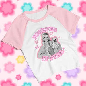 Ashley Tisdale Sharpay Evans Y2K Forever It Girl Raglan Baby T-Shirt
