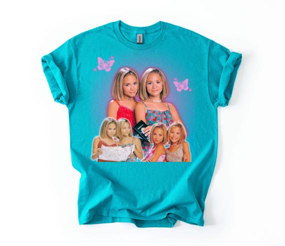 Mary Kate and Ashley Passport to Paris T-shirt, Adult Unisex, 90s nostalgia