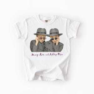 Mary-Kate and Ashley Olsen Youth 90s Detective Graphic T-shirt