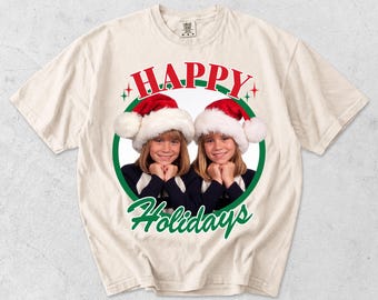 Mary Kate and Ashley Christmas T-Shirt, 90s Nostalgia Holiday Tee