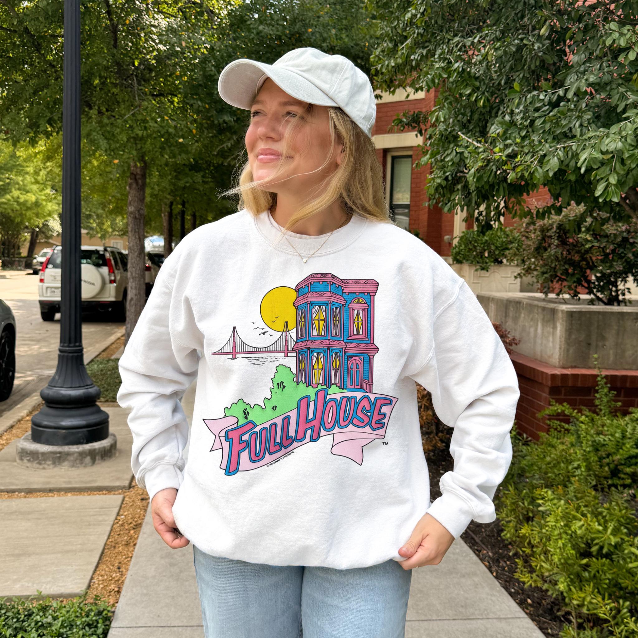 トップス vintage full house sweater shirt Full House Pullover Sweatshirt, Adult Unisex - Etsy