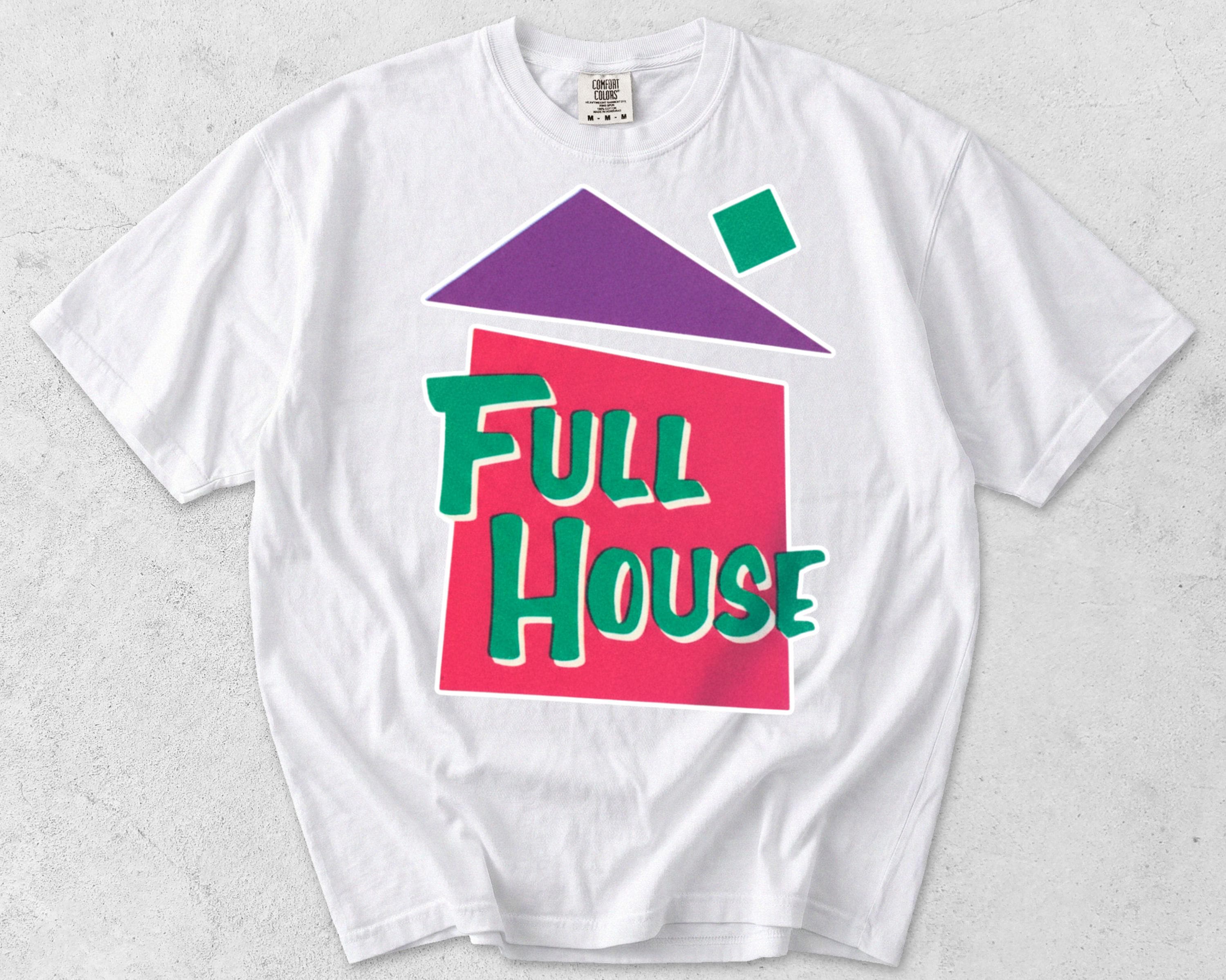 Full House 90s Adult Unisex Logo Tee, Comfort Colors - Etsy