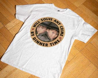 Mary-Kate & Ashley Adult Unisex T-Shirt, Will Solve Any Crime By Dinnertime
