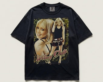 Hilary Duff Y2K Bootleg Concert Shirt, Adult Unisex, Comfort colors