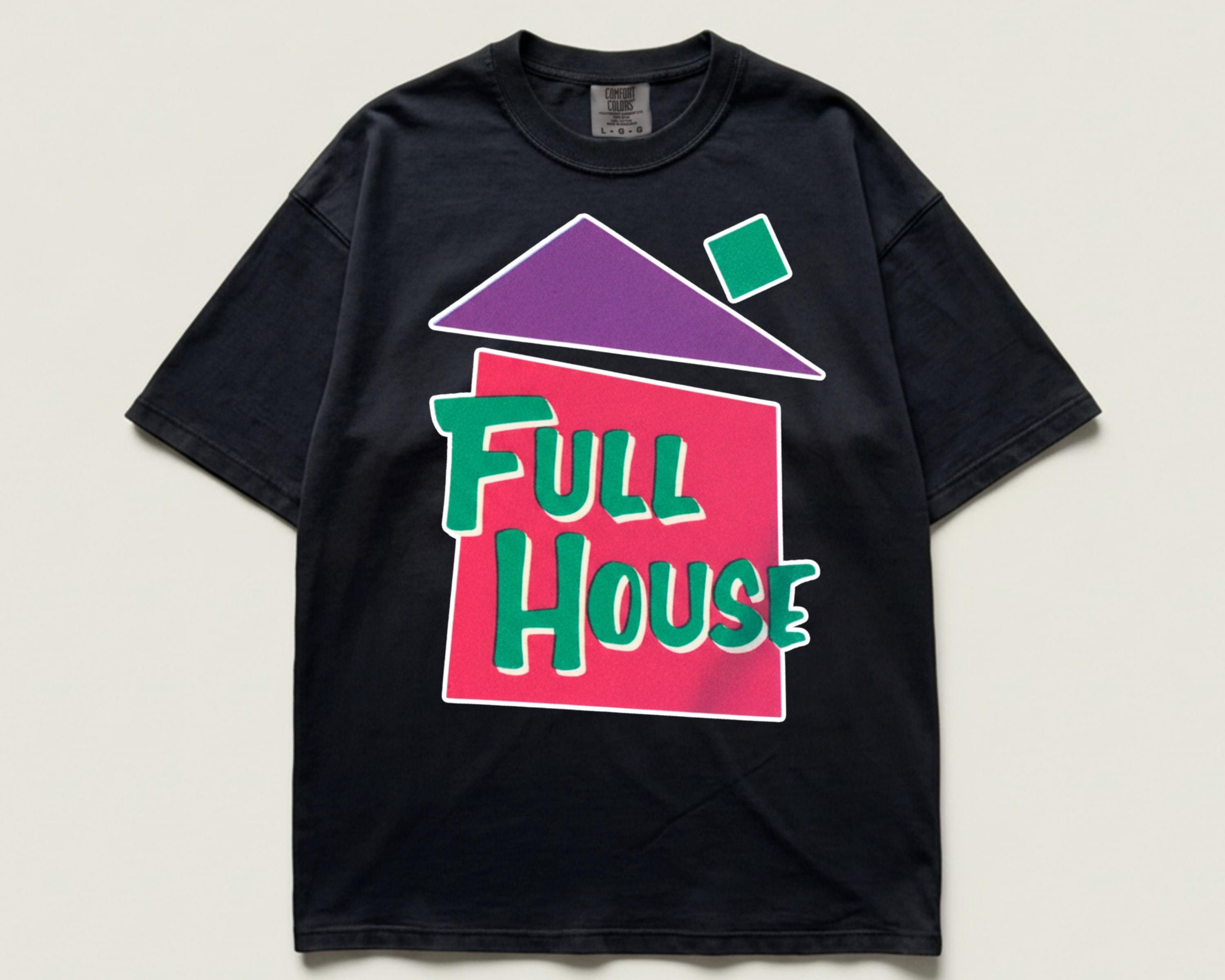 Full House 90s Adult Unisex Logo Tee, Comfort Colors - Etsy