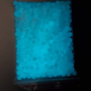 Glow in the dark TURQUOISE Quartz Terp Pearls 6mm American Made 6mm beads, choose your quantity!