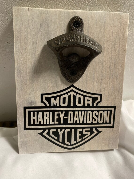 Harley Davidson motorcycle bottle opener Etsy