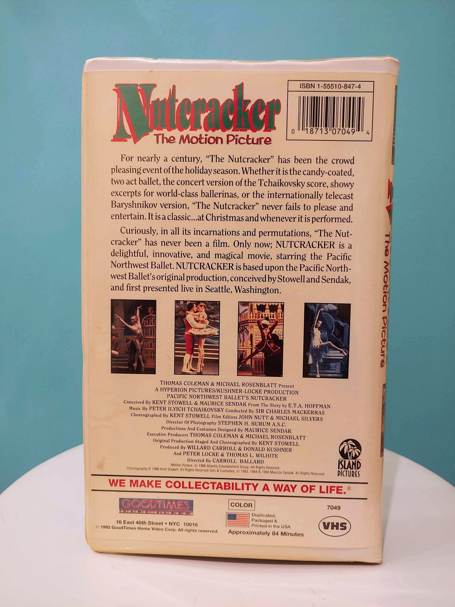 Nutcracker the Motion Picture 1986 VHS Tape Etsy