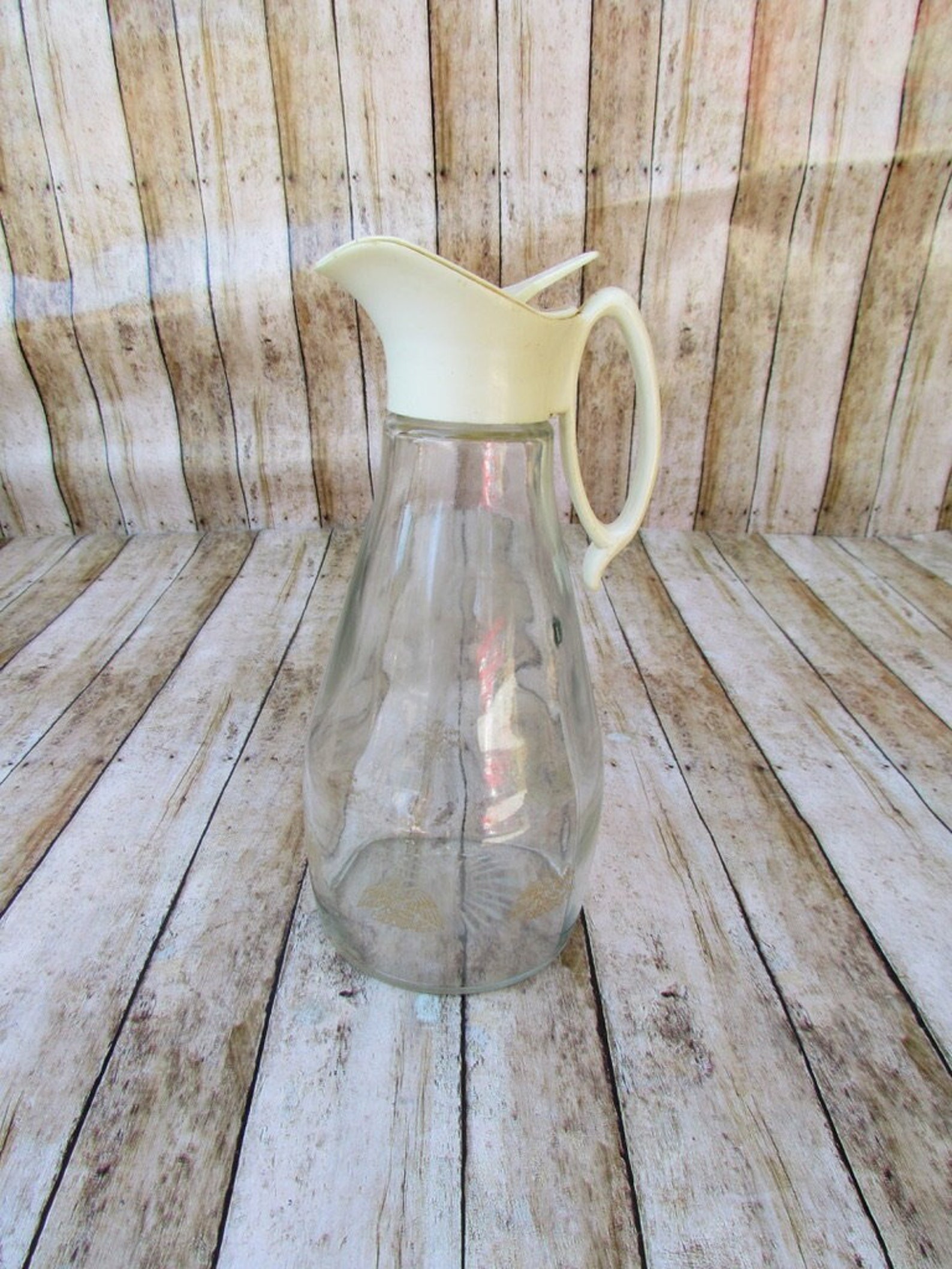 Vintage Log Cabin Maple Syrup Dispenser With Gold Eagle Motif Etsy